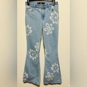 Hollister High-Rise Vintage Flare Jeans - Light Blue
